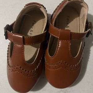 Saddle maryjane toddler shoes